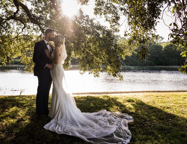 Couple by the lake