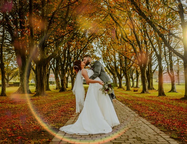 Couple in autumn