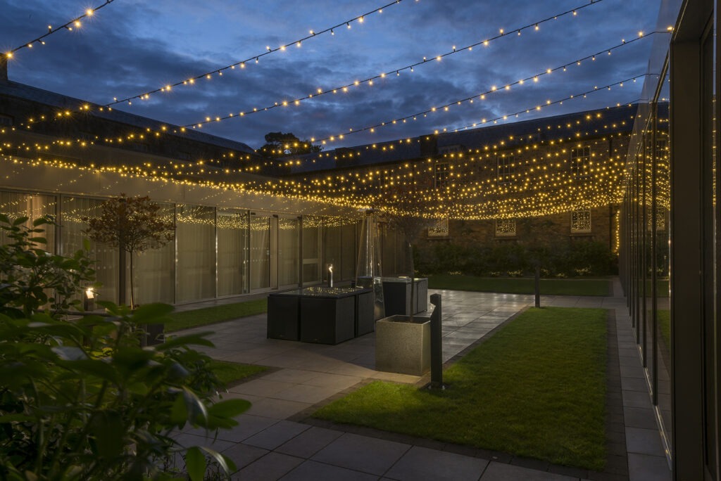 Courtyard at Night – Hensol Castle
