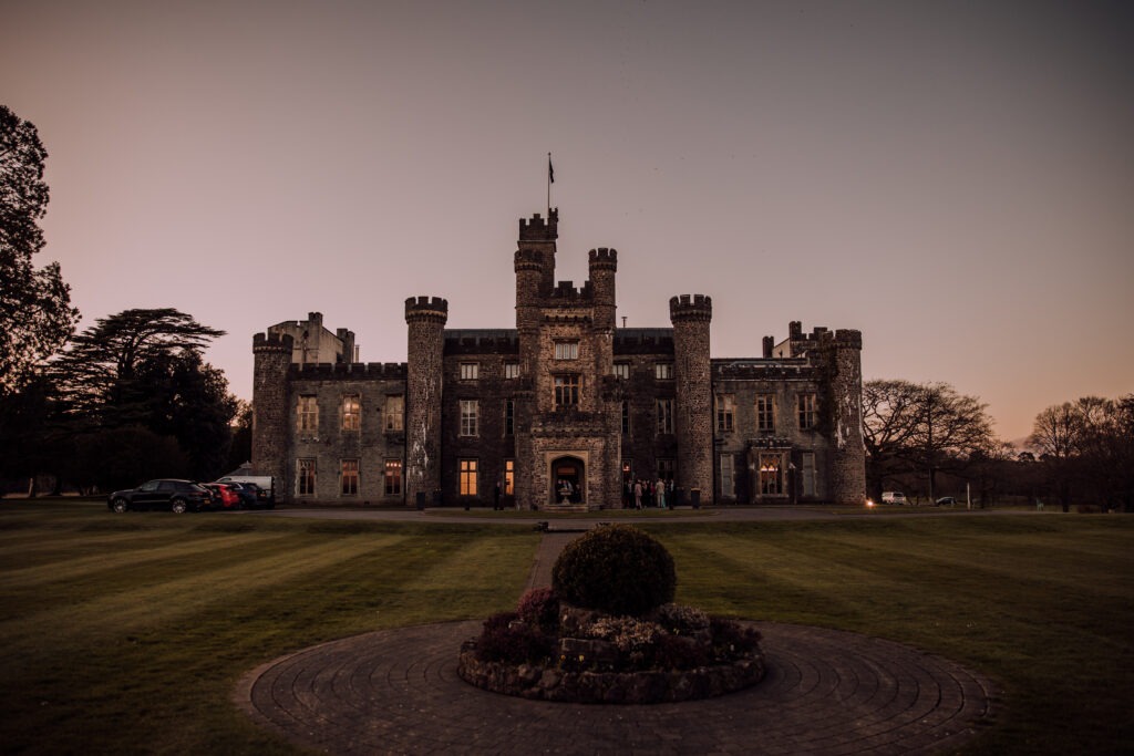 Hensol castle at dusk, Vale of Glamorgan