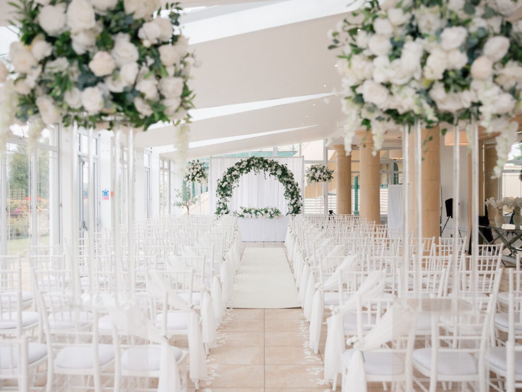Conservatory Ceremony – Vale Resort Weddings